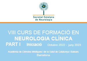 VIII Curs de formació en Neurologia Clínica. Part I – Iniciació 2022/2023