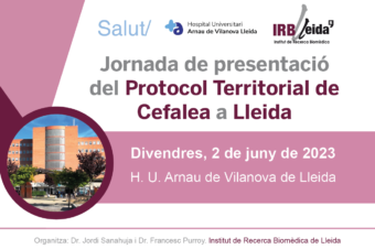 Jornada de presentació del Protocol Territorial de Cefalea a Lleida